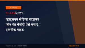 व्हाट्सएप सेटिंग्स बदलकर फोन की मेमोरी ऐसे बचाएं: तकनीक गाइड