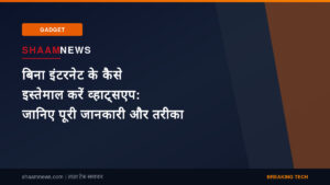 बिना इंटरनेट के कैसे इस्तेमाल करें व्हाट्सएप: जानिए पूरी जानकारी और तरीका