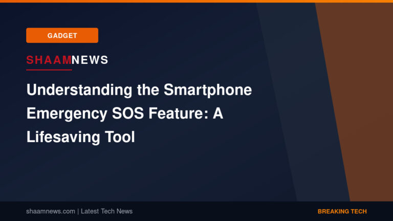 Understanding the Smartphone Emergency SOS Feature: A Lifesaving Tool