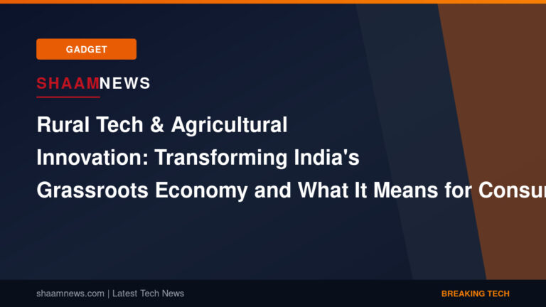 Rural Tech & Agricultural Innovation: Transforming India's Grassroots Economy and What It Means for Consumers