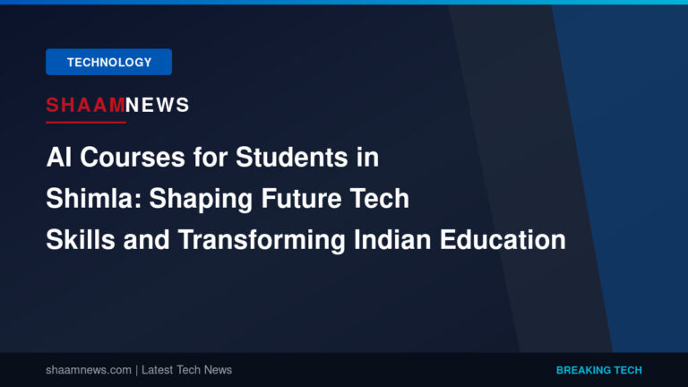 AI Courses for Students in Shimla: Shaping Future Tech Skills and Transforming Indian Education